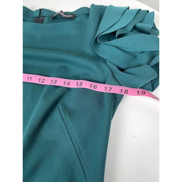 Pietro Brunelli Salisburgo Maternity Dress S Pinewood Green Rosette Sleeve Italy - Picture 9 of 16